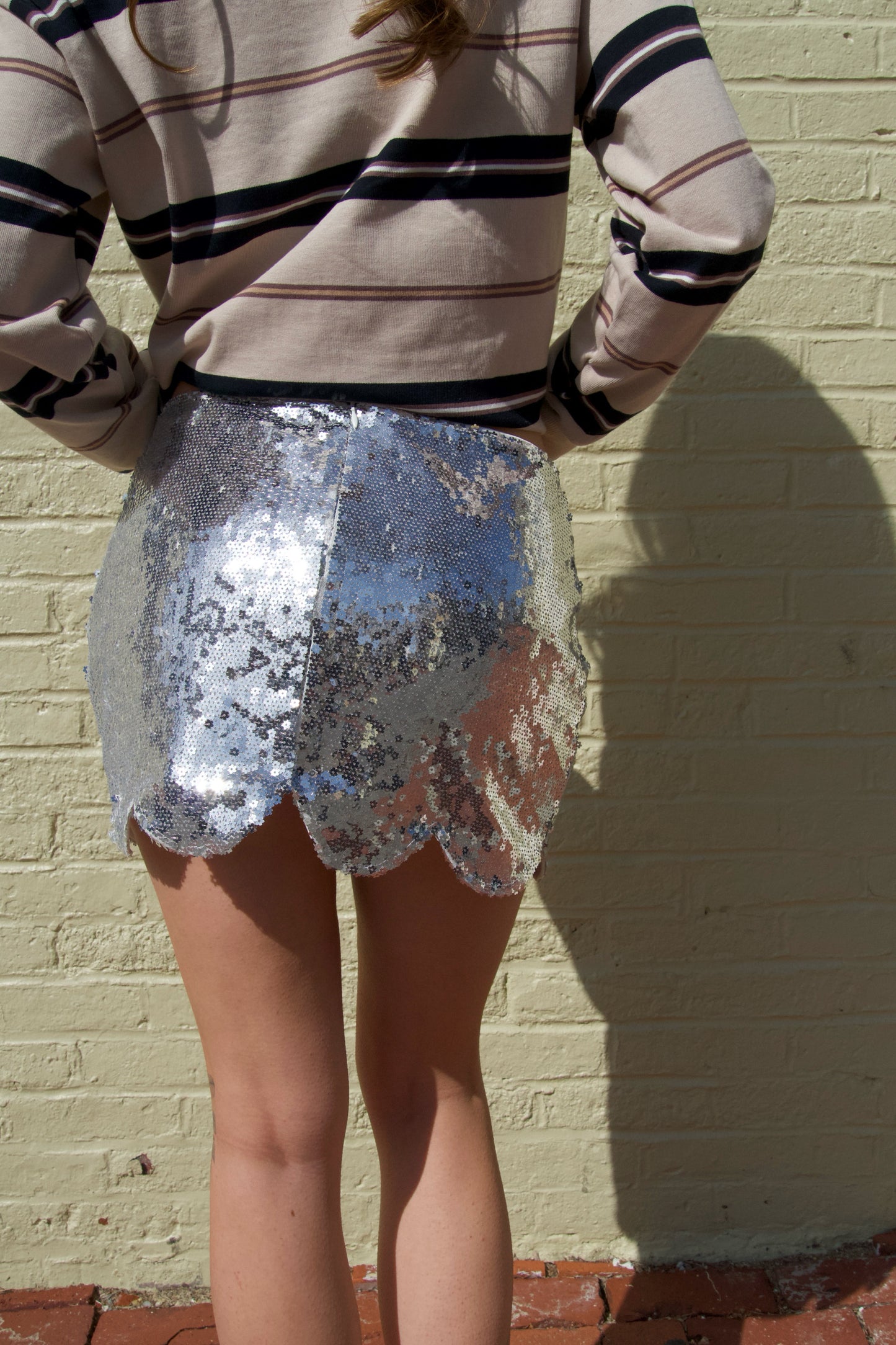 Scallop-Hem Sequin