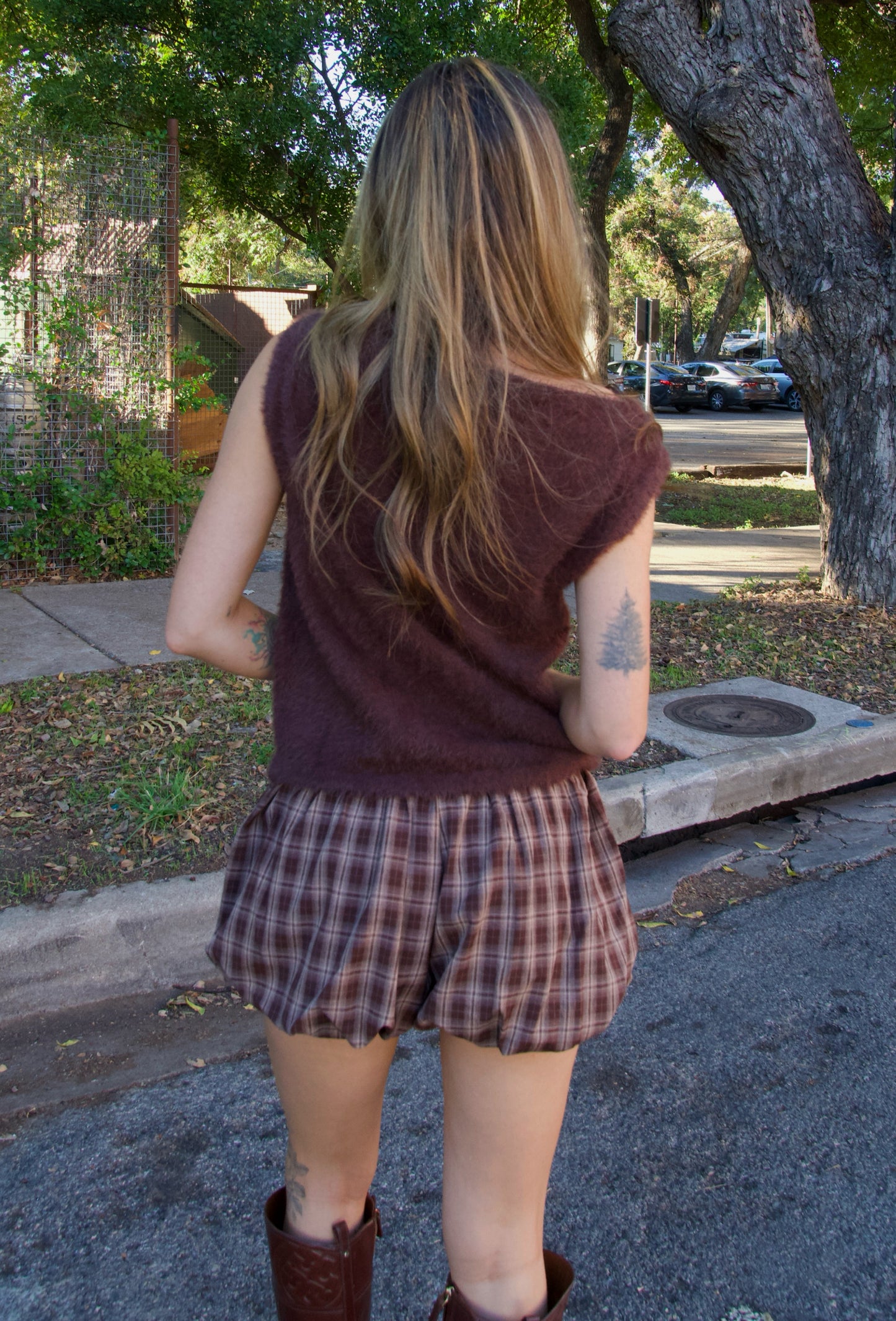 Fuzzy Espresso Sweater