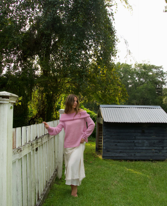 Dillon Fold-Over Sweater