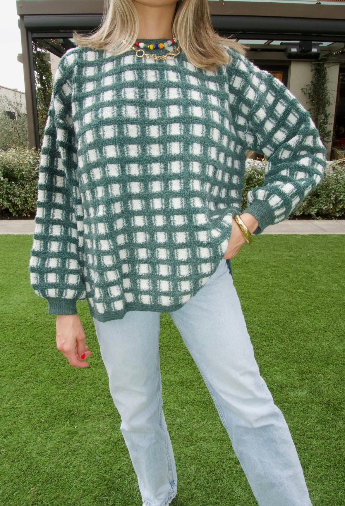 Mason Grid Sweater